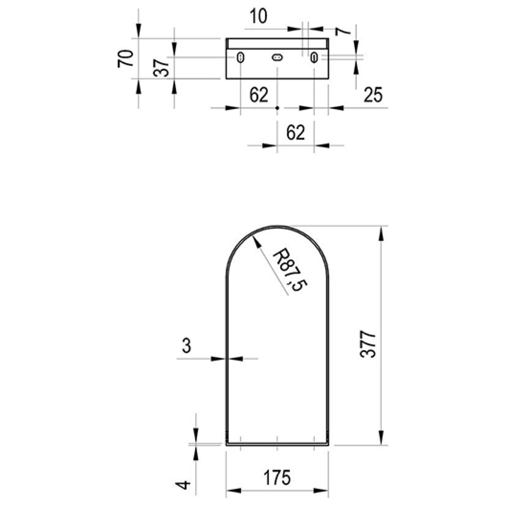 Консоль для раковины Ravak Yard X01776, белый