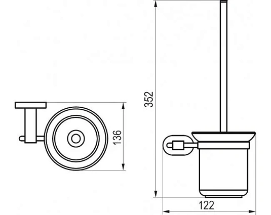 Комплект для ванны Ravak Chrome 70508025 хром